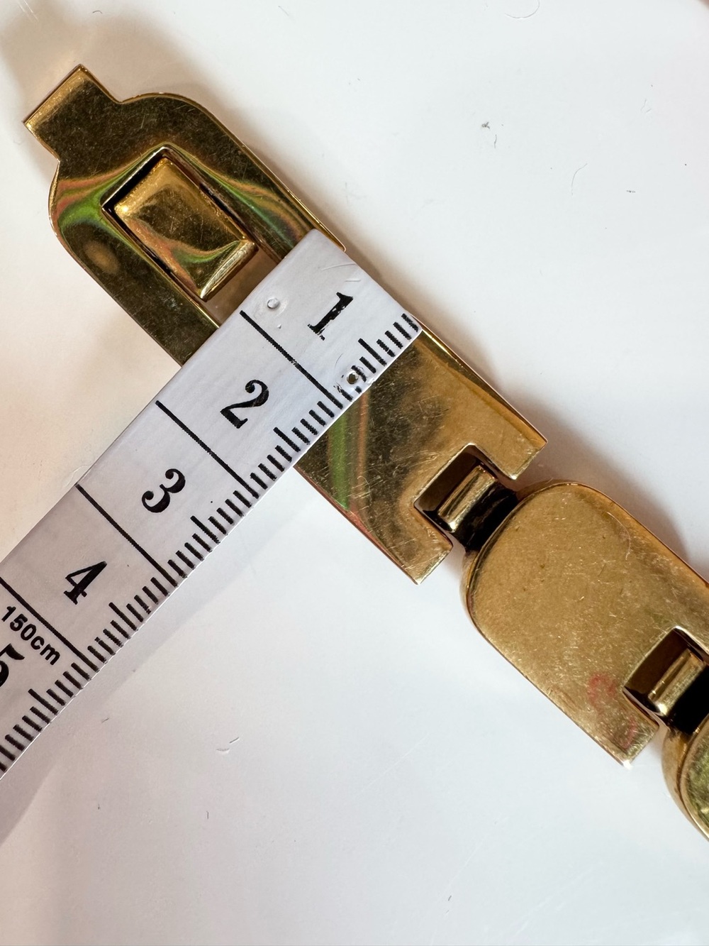 BALENCIAGA Gold Precious Logo Link Bracelet - Picture 11 of 12